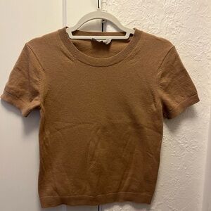 Everlane Cashmere Short Sleeve Sweater